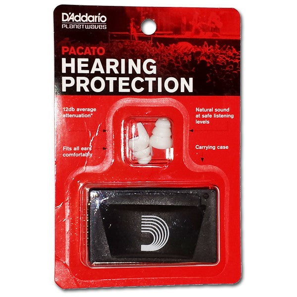 D'Addario Planet Waves PW-PEP1 Pacato Full Frequency Earplugs - Universal Fit (PWPEP1/DAddario)