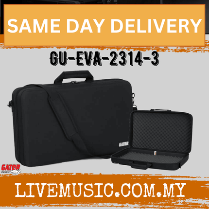 Gator GU-EVA-2314-3 DJ Controller Case Fits Pioneer DDJ-SB/SB2/RB, Numark NV & Gear up to 23"x14x"3" ( 23143 GUEVA23143)