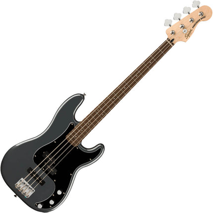 Squier Affinity Series Precision PJ Bass Guitar, Laurel Fretboard - Charcoal Frost Metallic