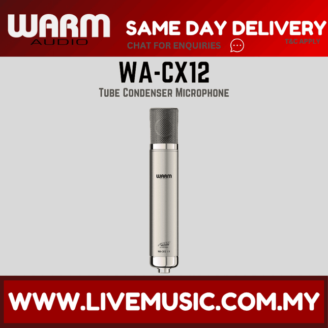 Warm Audio WA-CX12 Tube Condenser Microphone — ( WA CX12 WACX12 )