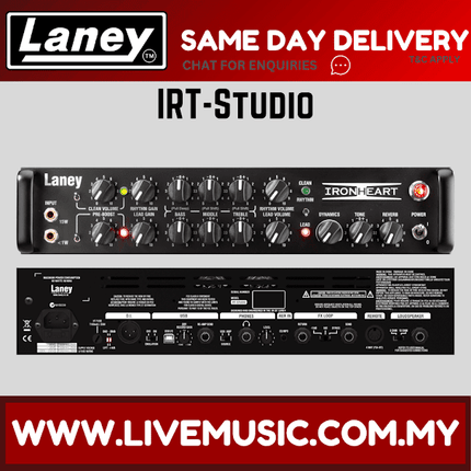 Laney IRT-STUDIO Ironheart 15-watt Amplifier Head ( IRT STUDIO / IRTSTUDIO )