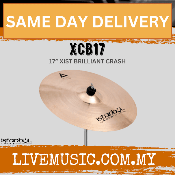 Istanbul Agop XCB17 17" Xist Crash Brilliant Cymbal (XCB-17/XCB 17)