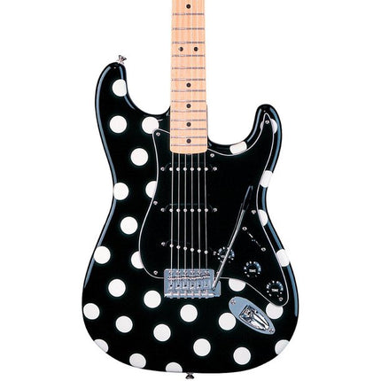 Fender Artist Buddy Guy Stratocaster Guitar, Maple Fretboard with Gigbag - Polka Dot Finish