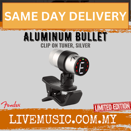 Fender Aluminum Bullet Tuner, Silver