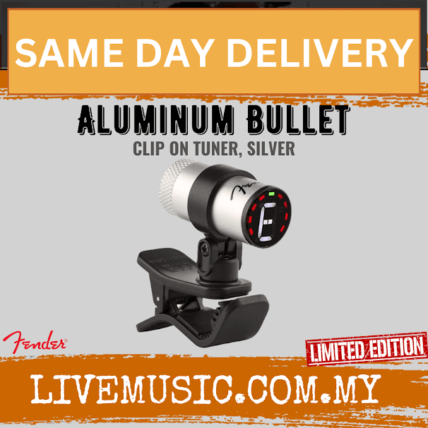 Fender Aluminum Bullet Tuner, Silver