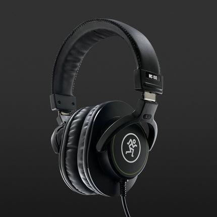 Mackie MC-100 Professional Closed Back Headphones With Padded Headband And 1/4 Inch Adapter (MC100/MC 100)