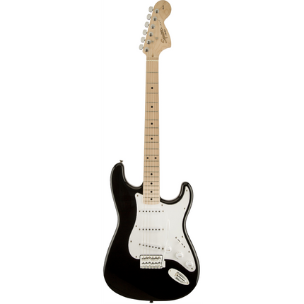 Squier Affinity Series Stratocaster Electric Guitar, Maple Fretboard - Black