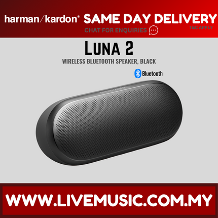 Harman Kardon Luna 2 Wireless Bluetooth Speaker - Classic Black ( LUNA-2 LUNA2 )