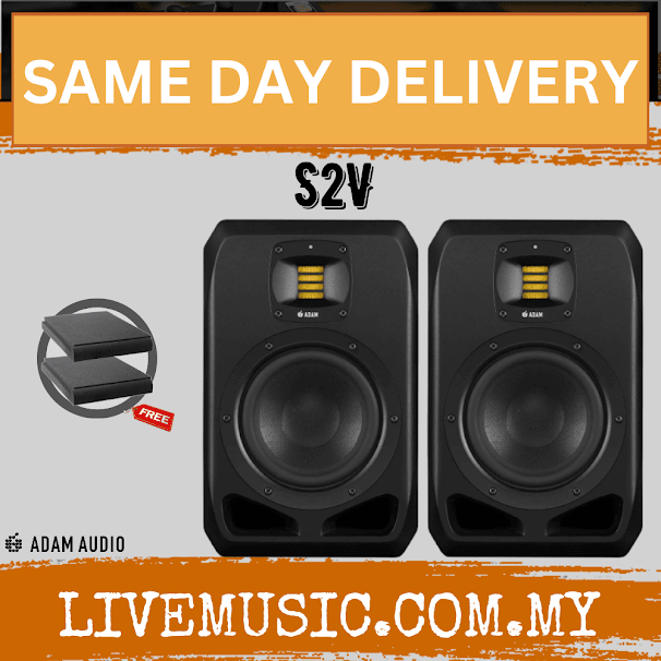 ADAM Audio S2V 7 inch Powered Studio Monitor - Pair