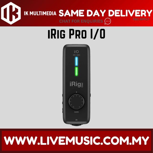IK Multimedia iRig Pro I/O - Mobile Audio Interface