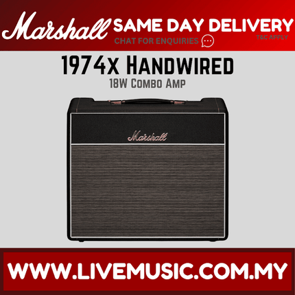 Marshall 1974X 1x12inch 18watt Handwired Tube Combo Guitar Amplifier (1974-X)