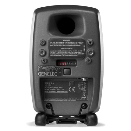 Genelec 8010A 3" 2-Way 50W Active Studio Monitor - Pair - Dark Grey ( 8010-A 8010 A )