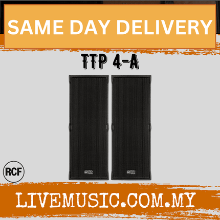 Rcf TTP 4-A Narrow Directivity Two-way Speaker - Each / Pair ( TTP 4 A / TTP 4A / TTP4A )