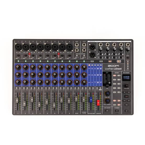 Zoom LiveTrak L12next - LiveTrak Digital Mixer MULTITRACK RECORDER ( L12NEXT/L 12NEXT/ L-12 ) Replace LiveTrak L-12