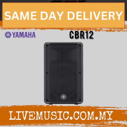 Yamaha CBR12 12-Inch 2-Way Passive Loudspeaker With Speaker Stand And Cable - Each / Pair ( CBR-12 / CBR 12 )