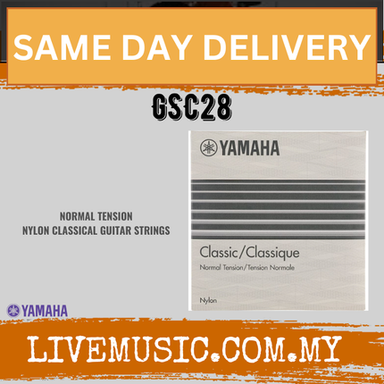 Yamaha GSC28 6-String Normal Tension Nylon Classical Strings (028-043) ( GSC-28 GSC 28 )