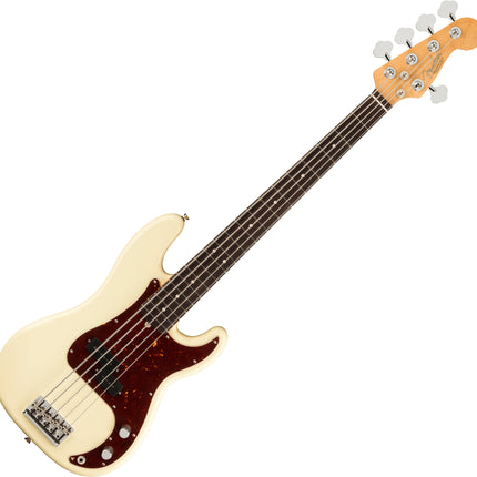 Fender American Professional II Precision Bass V Electric Guitar, Rosewood Fretboard - Olympic White