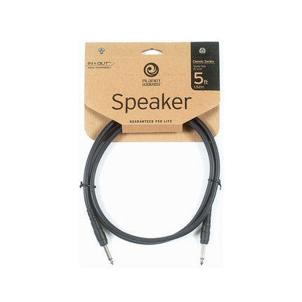 D'Addario Planet Waves PWCSPK05 Classic Series Speaker Cable 5ft (PW-CSPK-05/PWCSPK-05/DAddario)