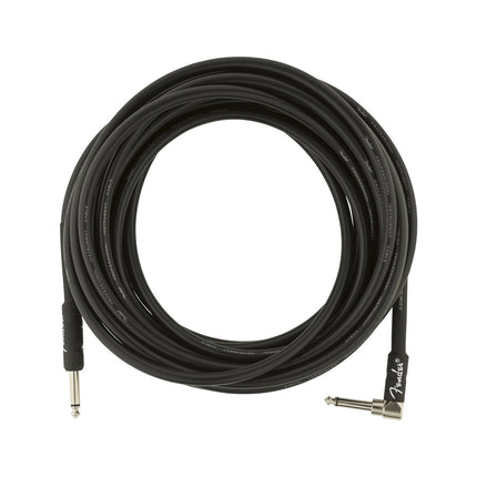 Fender Professional Series Angled Instrument Cable, 25ft - Black