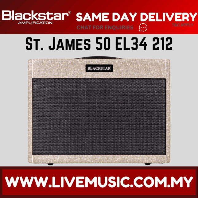BLACKSTAR St. James 50 EL34 212 COMBO GUITAR AMP