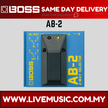 Boss AB-2 - 2 Way Selector Pedal (AB2)