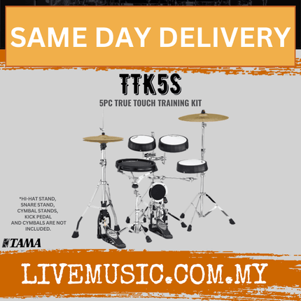 TAMA TTK5S True Touch Training Kit, 5-Piece (TTK-5S / TTK 5S)