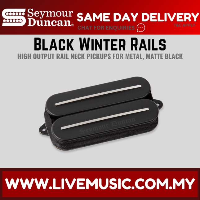 Seymour Duncan Black Winter Rails, Neck