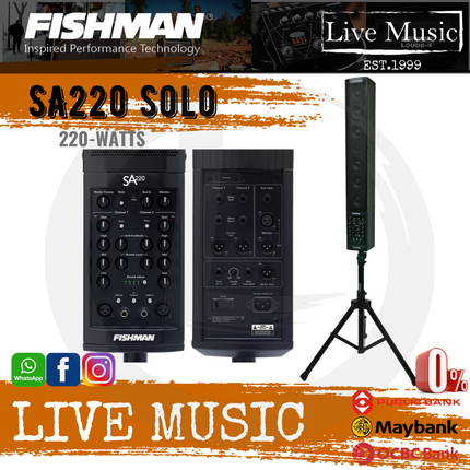 Fishman SA220 Solo - Performance System included Bag (SA-220)