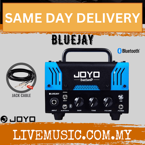Joyo Bluejay Bantamp Guitar Amp head 20-watt Pre Amp Tube Hybrid with Bluetooth, Blues Overdrive Sound