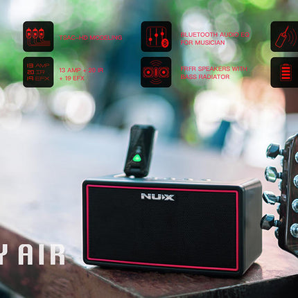 NUX Mighty Air Wireless Stereo Modelling Electric And Bass Guitar Combo Amplifier with Bluetooth