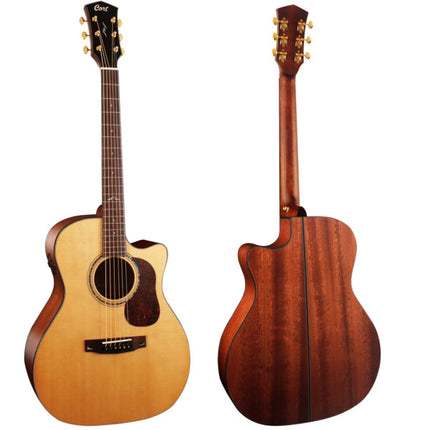 Cort Gold-A6 - Acoustic Guitar with Gig Bag - Natural Glossy (Gold A6/GoldA6)