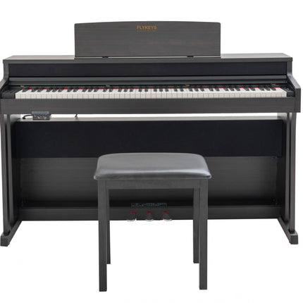 FLYKEYS FK130 88-Key Digital Piano Home Electric Piano Keyboard - Rosewood (FK-130 / FK 130)