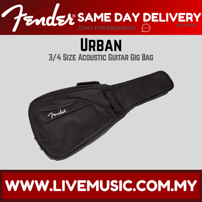 Fender Urban 3/4 Size Acoustic Guitar Gig Bag