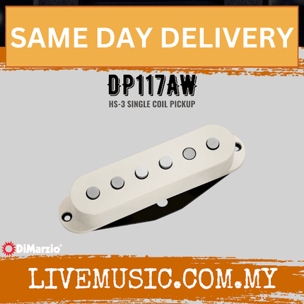 DiMarzio DP117 HS-3  Guitar Pickup - Aged White (DP117 HS3/DP117 HS 3)