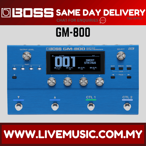 Boss GM-800 Guitar Synthesizer ( GM 800 / GM800 )