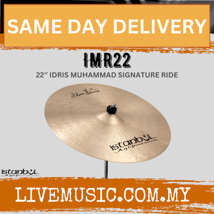 ?stanbul Agop Cymbals IMR22 22" Idris Muhammad Signature Ride Cymbal ( IMR-22 / IMR 22 )