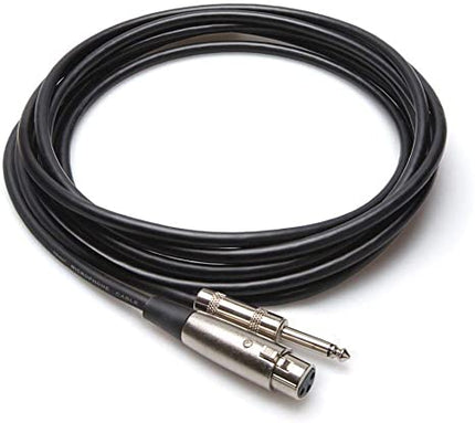 Hosa MCH-125 Microphone Cable, Hosa XLR3F to 1/4inch TS, 5ft (MCH125/MCH 125)
