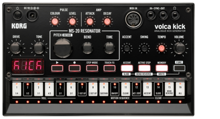 Korg Volca Kick Analog Bass Kick Generator (VolcaKick/Volca-Kick)