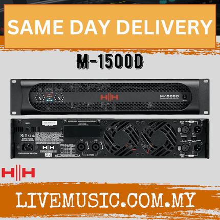 HH Electronic M-1500D M Series Professional Power Amplifier ( M1500D / M 1500D )