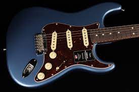 Fender Ltd Ed American Professional II Stratocaster Electric Guitar, RW FB, Lake Placid Blue