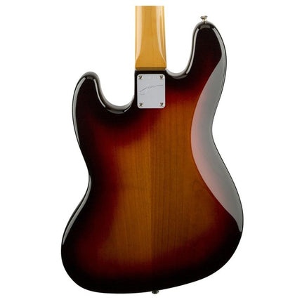 Fender Artist Jaco Pastorius Fretless Jazz Bass Guitar, Pau Ferro Fretboard with Deluxe Hardshell Case - 3-Tone Sunburst