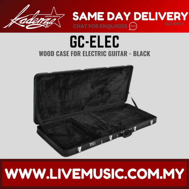 Kadenza GC-ELEC Hard Case For Stratocaster Telecaster ( GCELEC / GC ELEC )