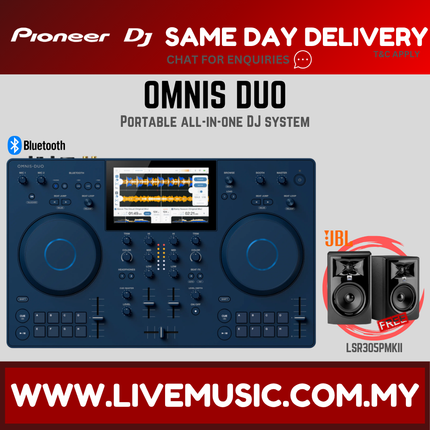 Pioneer DJ Omnis Duo 2-deck Portable DJ System With Case ( Omnis-Duo / OmnisDuo )