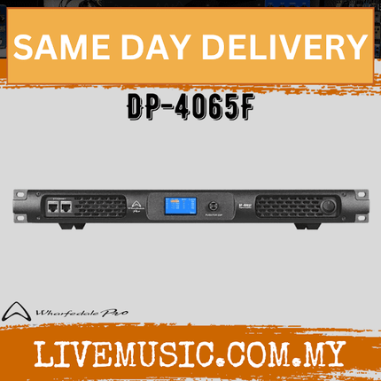 WHARFEDALE DP4065F Quad Channel 650 Watts @ 8 Ohms Amplifier with Ethernet (DP 4065F/DP-4065F)