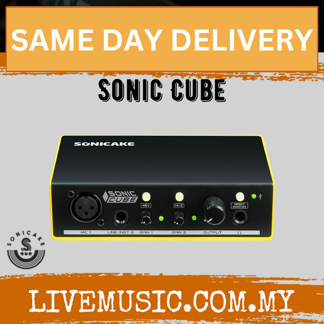 Sonicake QAI-22 Sonic Cube Dual-channel Professional Audio Interface Analog Preamp ( QAI22 QAI 22 )