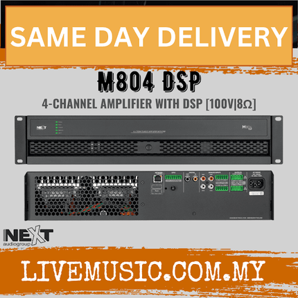 Next Audio M804 DSP Professional Power Amplifier 4x750W ( M804 DSP / M804DSP )