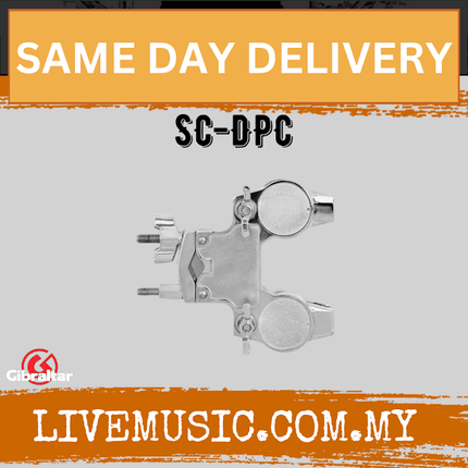 Gibraltar SC-DPC Double Ball L-Rod Platform w/Clamp (SC DPC/SCDPC)