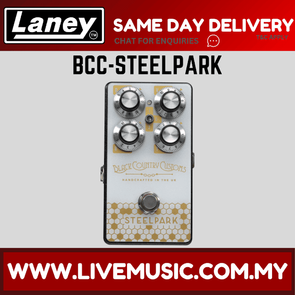 Laney BCC-STEELPARK Black Country Customs Steelpark Boost Effects Pedal