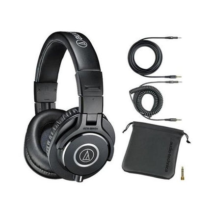 Audio Technica ATH-M40x Professional Studio Monitor Headphone - Black (Audio-Technica ATH M40X)