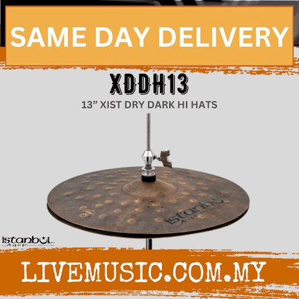 Istanbul Agop XDDH13 13" Xist Dry Dark Hi-Hats (XDDH 13/XDDH-13)